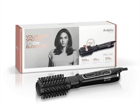 BaByliss Big Hair 50 mm Rotating Hot Air Styling Brush BAB2885U - Black Online