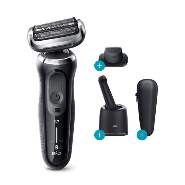 Braun Men s Series 7 70-N7200cc Wet and Dry Shaver with SmartCare Center - Black For Sale