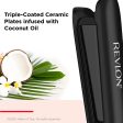 Revlon Smoothstay Coconut Oil-Infused Hair Straightener 25mm Plates Temperature up to 235°C,RVST2211P Online Hot Sale