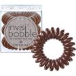 invisibobble ORIGINAL Hair Ties, Pretzel Brown, 3 Pack - Traceless, Strong Hold, Waterproof - Suitable for All Hair Types Online Hot Sale