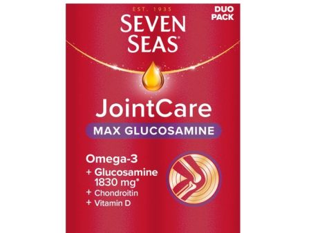 Seven Seas Jointcare Max Glucosamine Duo Pack 30 + 30 with Vitamin D & Chondroitin Online Sale