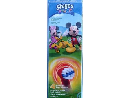 Oral-B Stages Power Kids Replacement Toothbrush Heads - Mickey Mouse, Pack of 2 Cheap