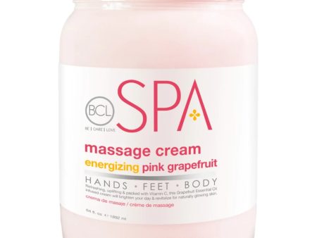 BCL SPA Massage Cream - 1892ml 64oz For Sale