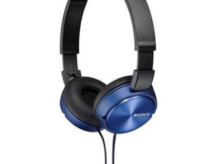 Sony MDR-ZX310AP On-Ear Headphones Compatible with Smartphones, Tablets and MP3 Devices - Metallic Blue Discount