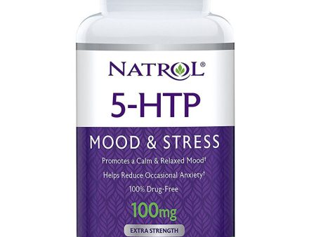 NATROL - 5-HTP 100 mg - 30 Capsules Hot on Sale