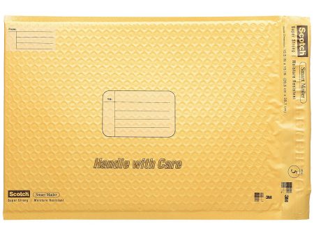 SCOTCH - Smart Plastic Coated Bubble Mailer Yellow #5 - 10.5  x 15  For Cheap