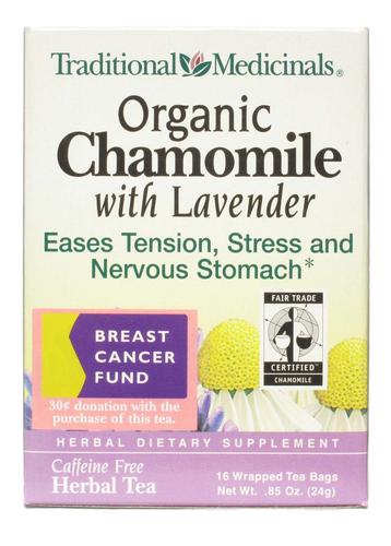 TRADITIONAL MEDICINALS - Organic Chamomile with Lavender - 16 Tea Bags Online