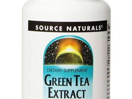 SOURCE NATURALS - Green Tea Extract 100 mg - 120 Tablets Fashion