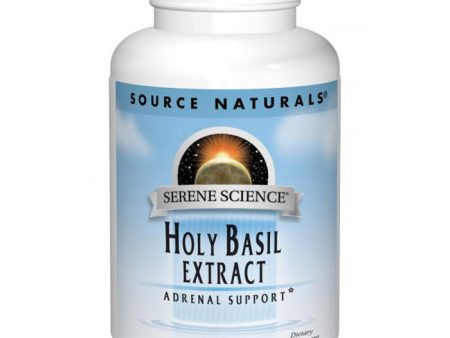 SOURCE NATURALS - Serene Science Holy Basil Extract 450 mg - 60 Capsules Discount