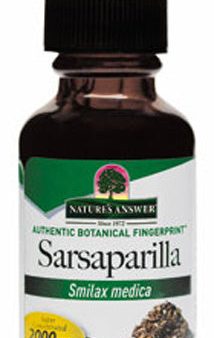 NATURE S ANSWER - Sarsaparilla Root Alcohol Free - 1 fl. oz. (30 ml) Online now