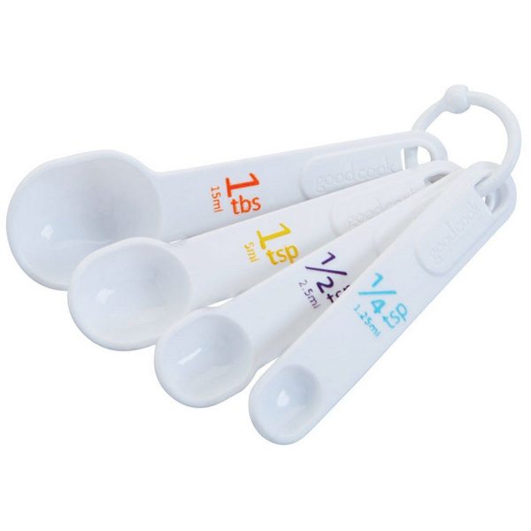 GOOD COOK - Plastic Measuring Spoons Classic Set - 4 Pieces Hot on Sale