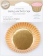 WILTON - Gold Foil Standard Baking Cups - 24 Cups For Cheap