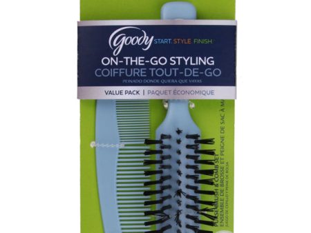 GOODY - Styling Essentials Brush Comb Purse Professional - 1 Brush Fashion