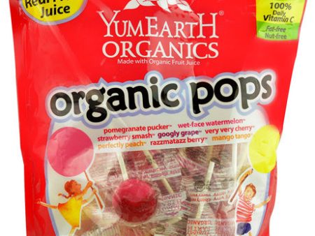 YUMMY EARTH - YumEarth Organics Assorted Fruit Pops 40+ - 8.5 oz. Fashion